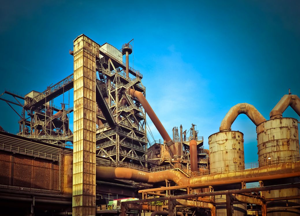 Industrial inspection and testing at a factory